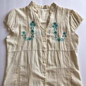 Vintage embroidered blouse